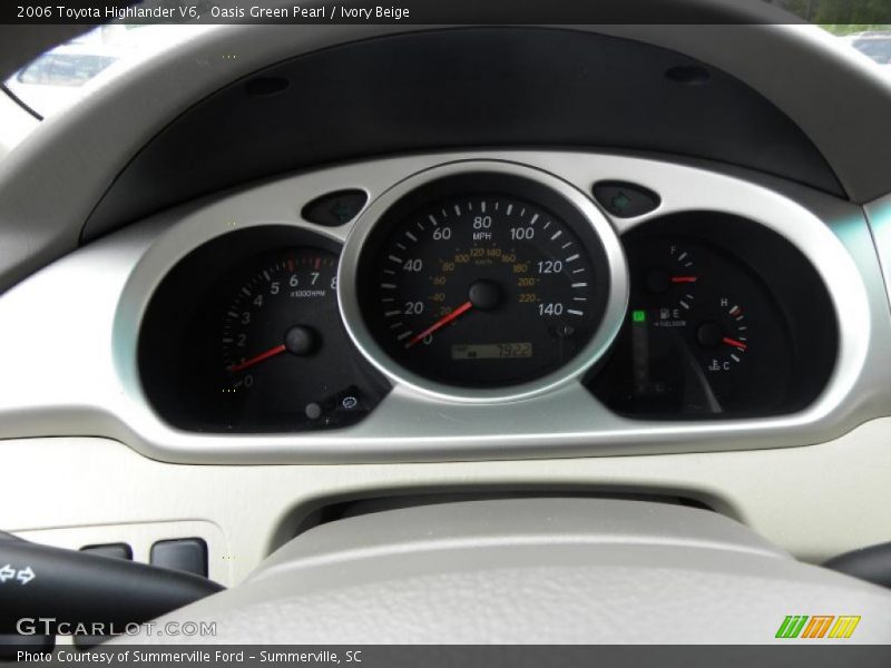 Oasis Green Pearl / Ivory Beige 2006 Toyota Highlander V6