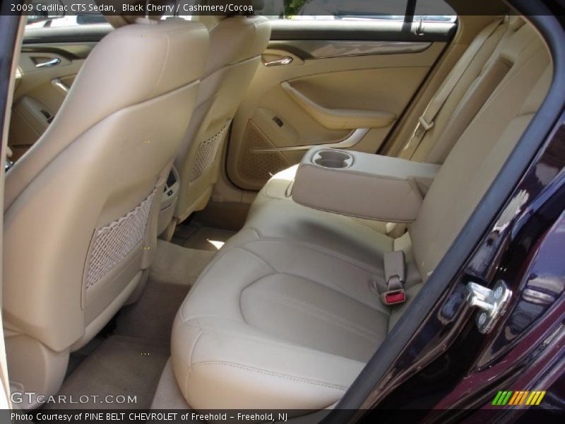 Black Cherry / Cashmere/Cocoa 2009 Cadillac CTS Sedan