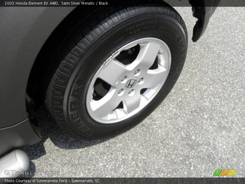 Satin Silver Metallic / Black 2003 Honda Element EX AWD