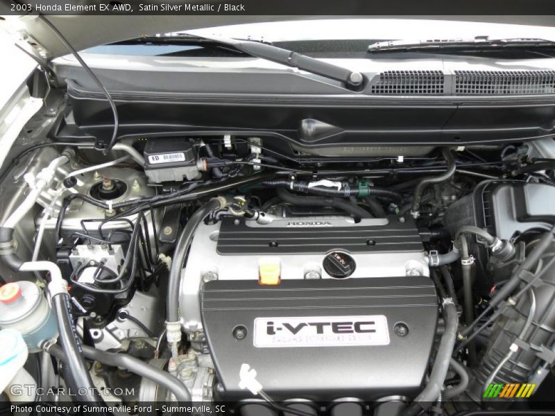 Satin Silver Metallic / Black 2003 Honda Element EX AWD