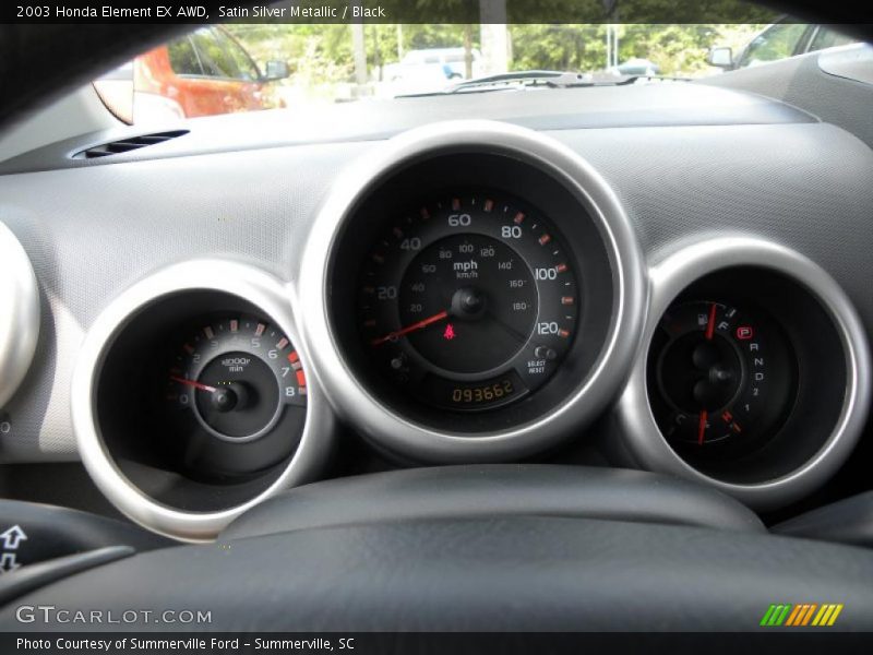 Satin Silver Metallic / Black 2003 Honda Element EX AWD