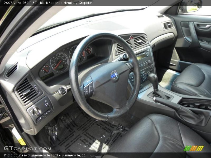 Black Sapphire Metallic / Graphite 2007 Volvo S60 2.5T
