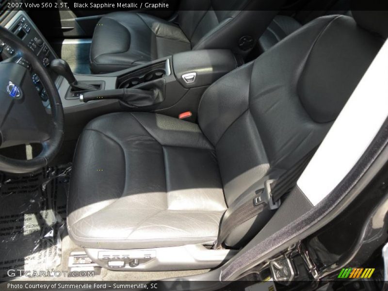 Black Sapphire Metallic / Graphite 2007 Volvo S60 2.5T