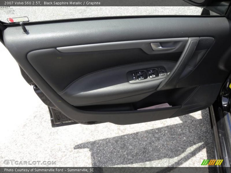 Black Sapphire Metallic / Graphite 2007 Volvo S60 2.5T