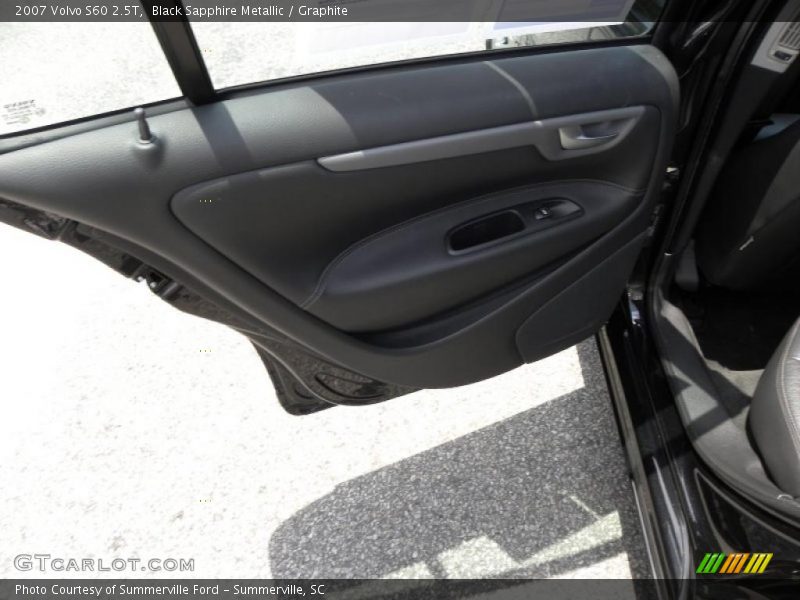 Black Sapphire Metallic / Graphite 2007 Volvo S60 2.5T