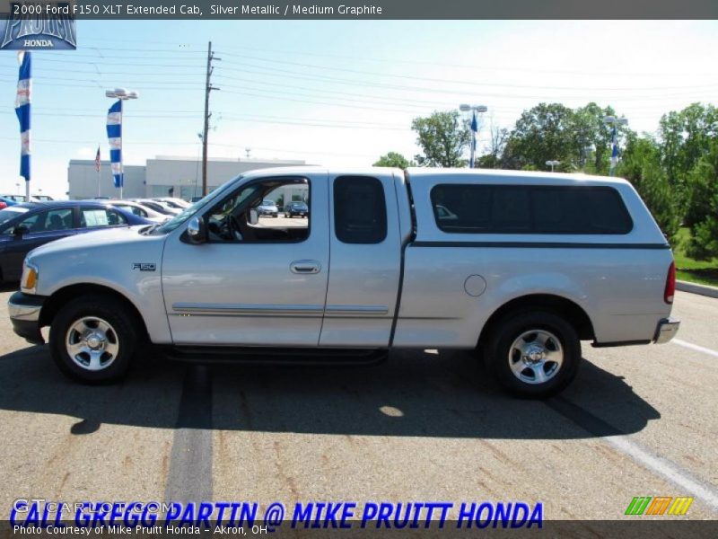 Silver Metallic / Medium Graphite 2000 Ford F150 XLT Extended Cab