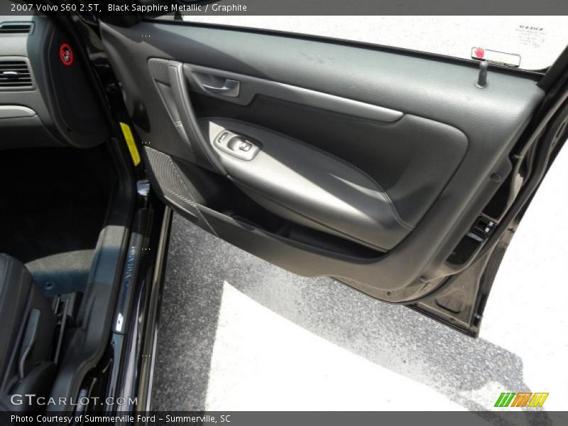 Black Sapphire Metallic / Graphite 2007 Volvo S60 2.5T