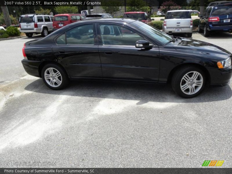 Black Sapphire Metallic / Graphite 2007 Volvo S60 2.5T