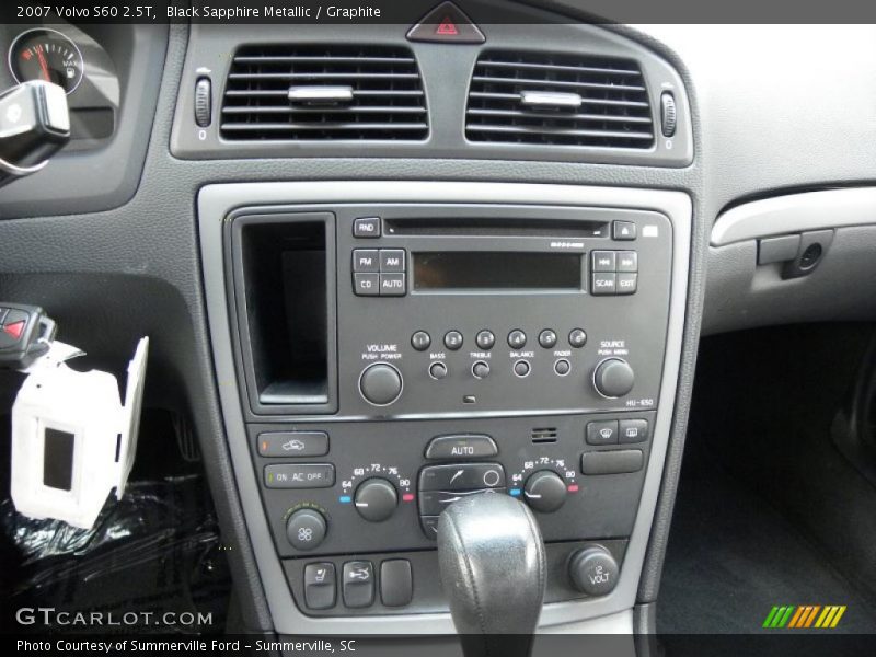 Black Sapphire Metallic / Graphite 2007 Volvo S60 2.5T
