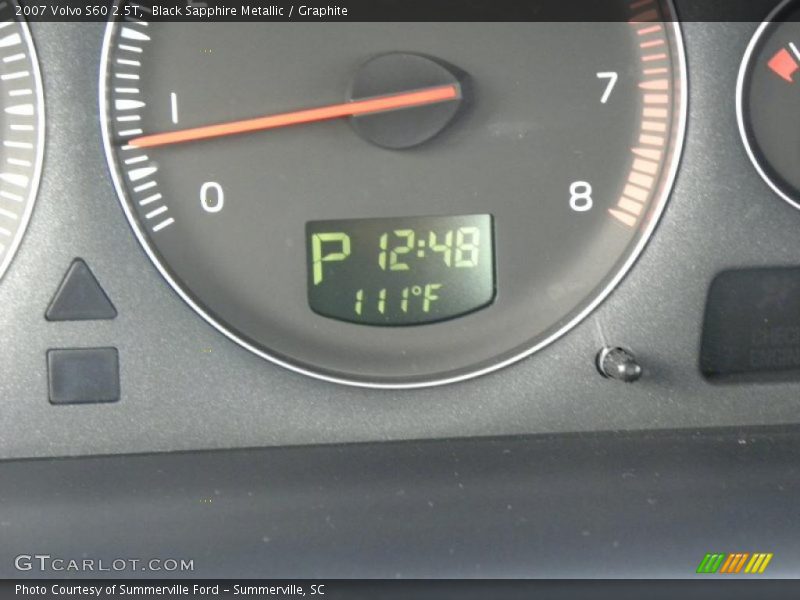Black Sapphire Metallic / Graphite 2007 Volvo S60 2.5T