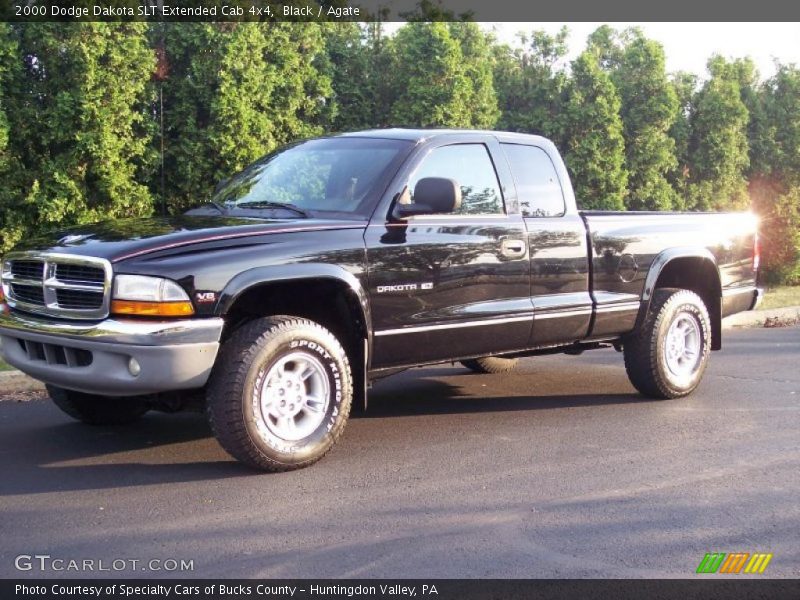 Black / Agate 2000 Dodge Dakota SLT Extended Cab 4x4