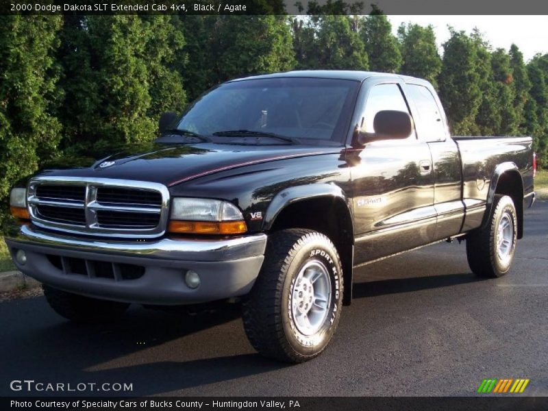 Black / Agate 2000 Dodge Dakota SLT Extended Cab 4x4