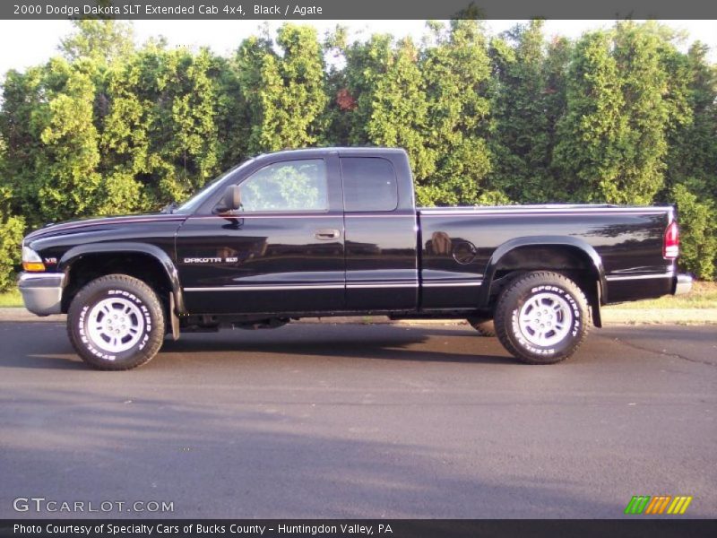 Black / Agate 2000 Dodge Dakota SLT Extended Cab 4x4