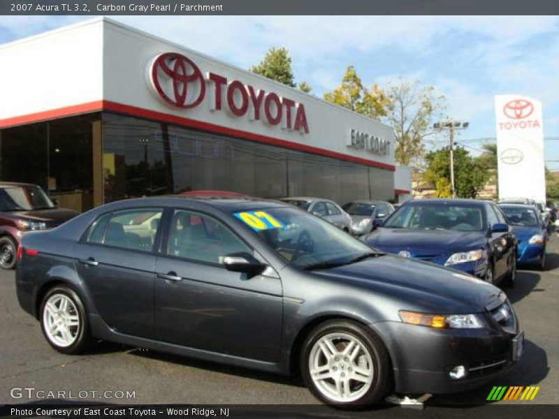 Carbon Gray Pearl / Parchment 2007 Acura TL 3.2