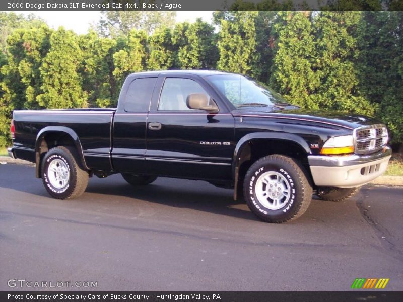 Black / Agate 2000 Dodge Dakota SLT Extended Cab 4x4