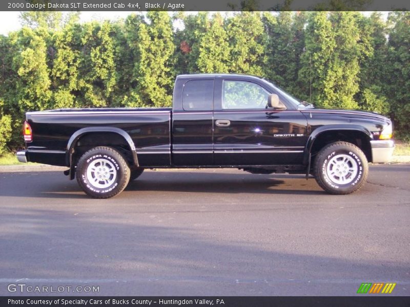 Black / Agate 2000 Dodge Dakota SLT Extended Cab 4x4