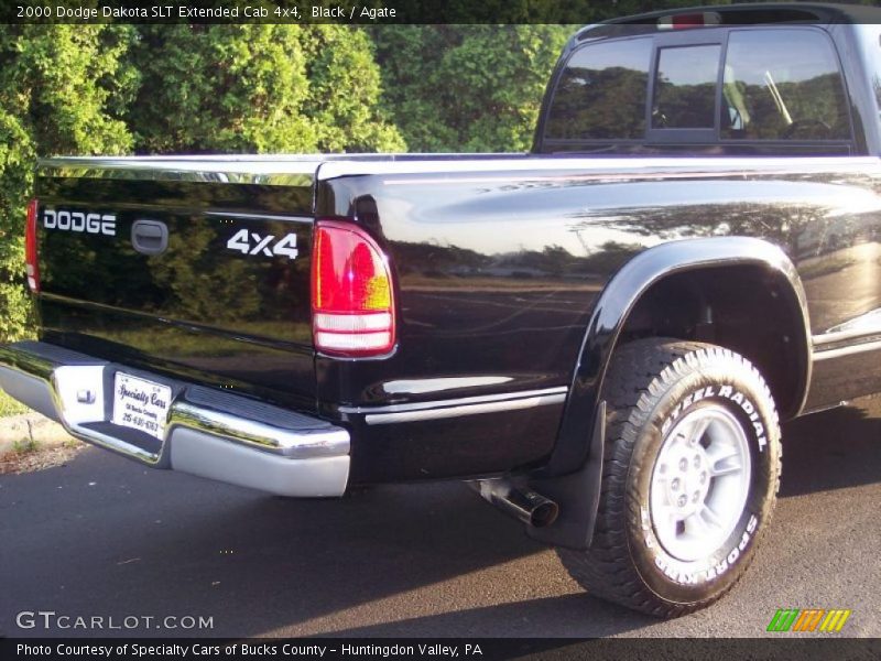 Black / Agate 2000 Dodge Dakota SLT Extended Cab 4x4
