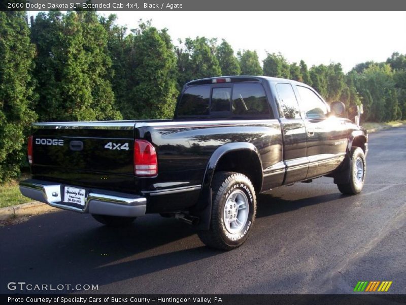 Black / Agate 2000 Dodge Dakota SLT Extended Cab 4x4