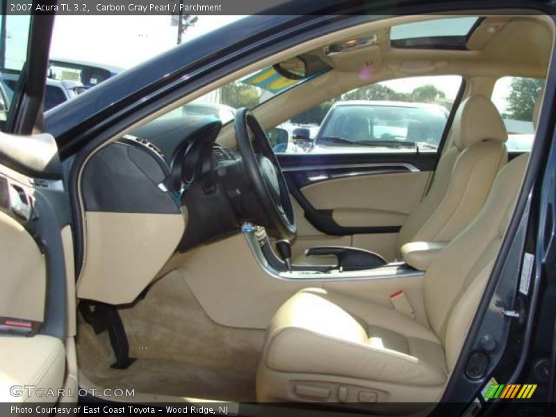 Carbon Gray Pearl / Parchment 2007 Acura TL 3.2