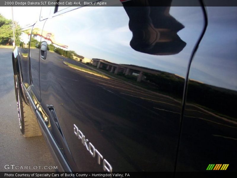 Black / Agate 2000 Dodge Dakota SLT Extended Cab 4x4