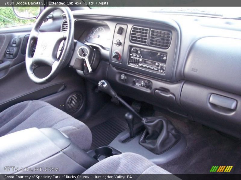 Black / Agate 2000 Dodge Dakota SLT Extended Cab 4x4