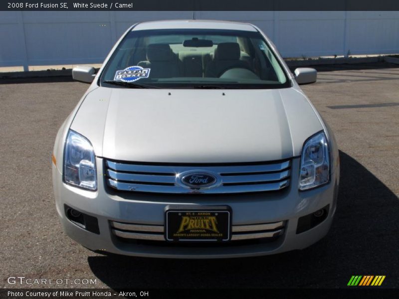 White Suede / Camel 2008 Ford Fusion SE