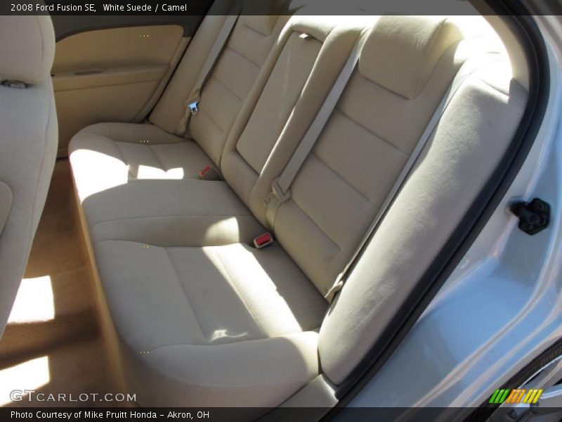 White Suede / Camel 2008 Ford Fusion SE