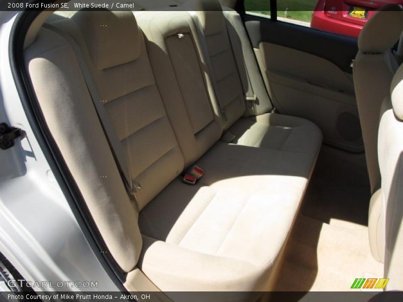 White Suede / Camel 2008 Ford Fusion SE