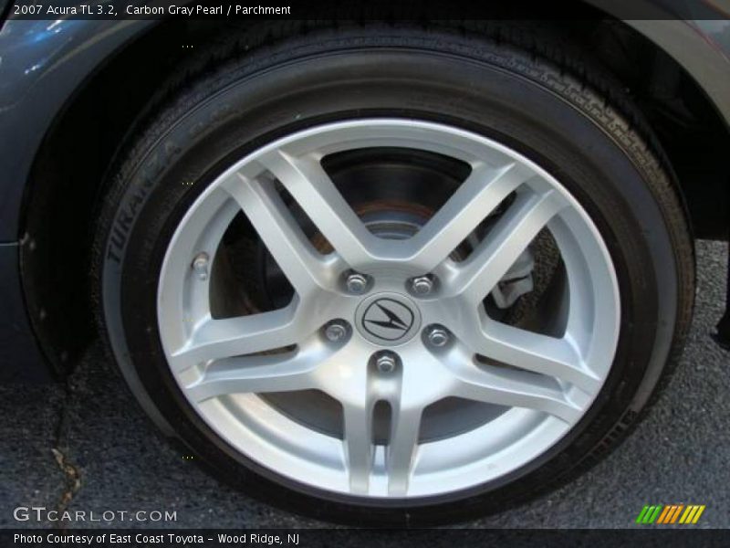 Carbon Gray Pearl / Parchment 2007 Acura TL 3.2