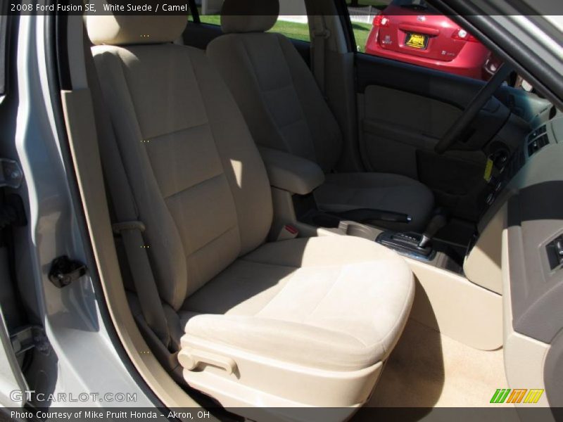 White Suede / Camel 2008 Ford Fusion SE