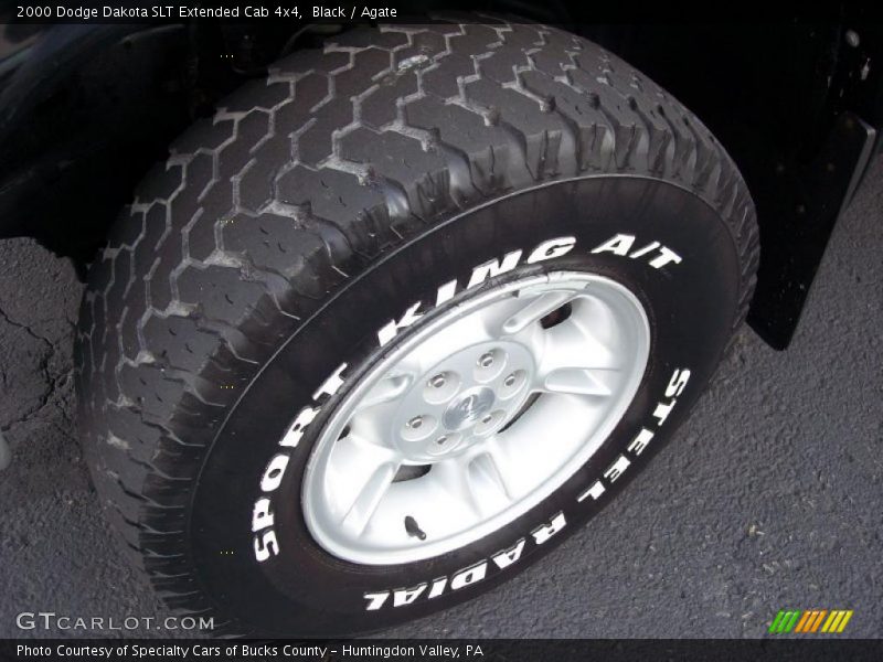Black / Agate 2000 Dodge Dakota SLT Extended Cab 4x4