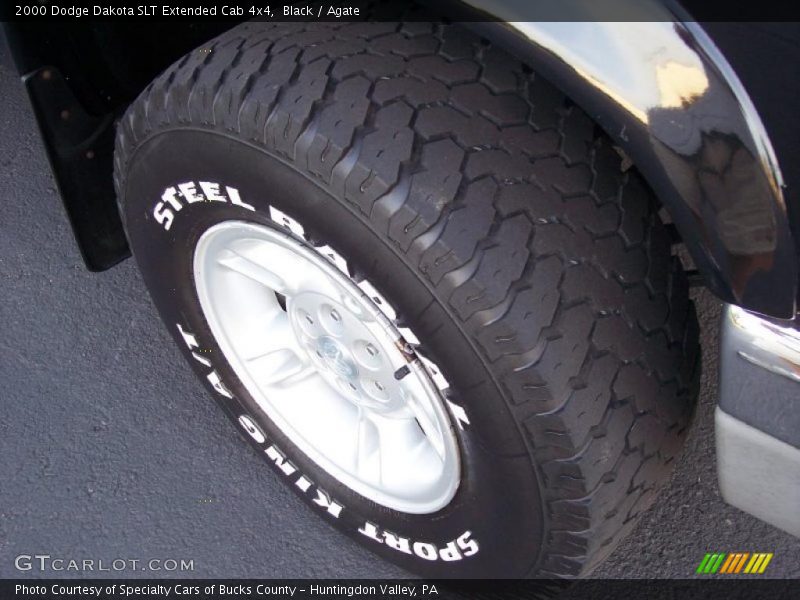Black / Agate 2000 Dodge Dakota SLT Extended Cab 4x4