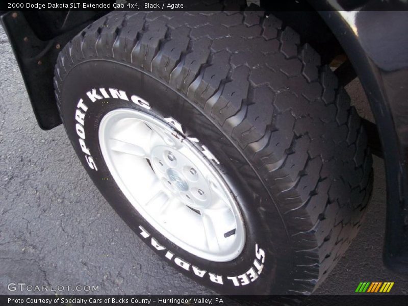 Black / Agate 2000 Dodge Dakota SLT Extended Cab 4x4