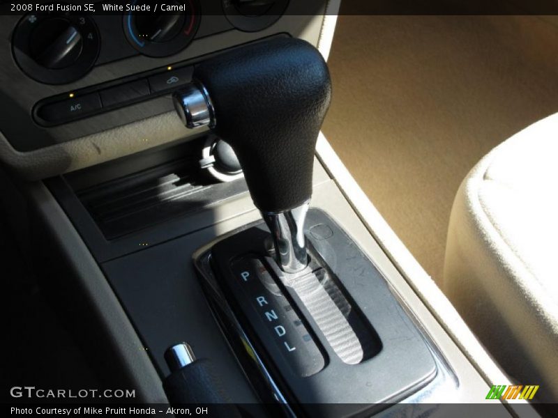 White Suede / Camel 2008 Ford Fusion SE