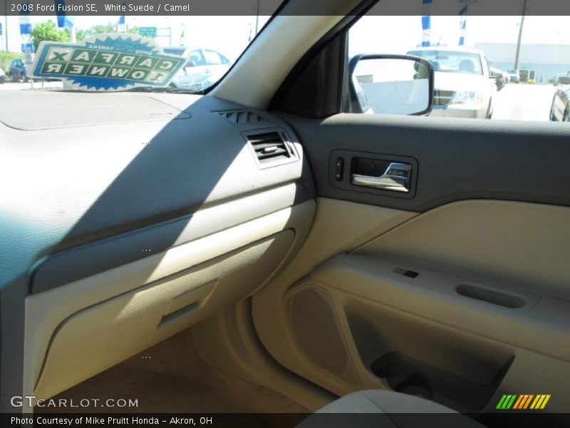White Suede / Camel 2008 Ford Fusion SE