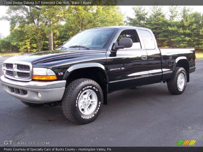 Black / Agate 2000 Dodge Dakota SLT Extended Cab 4x4