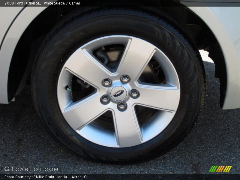 White Suede / Camel 2008 Ford Fusion SE