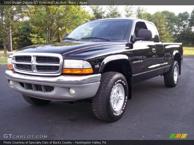 Black / Agate 2000 Dodge Dakota SLT Extended Cab 4x4