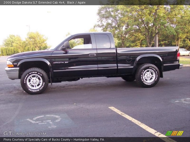 Black / Agate 2000 Dodge Dakota SLT Extended Cab 4x4