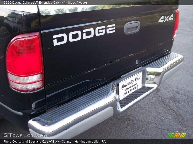 Black / Agate 2000 Dodge Dakota SLT Extended Cab 4x4