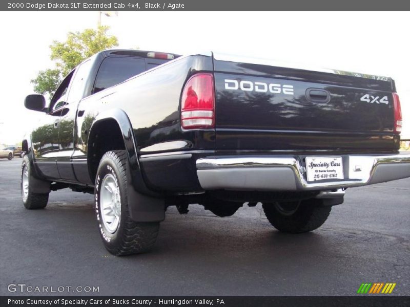 Black / Agate 2000 Dodge Dakota SLT Extended Cab 4x4