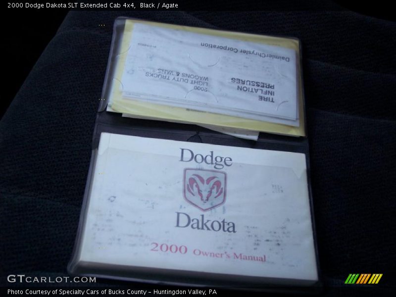 Black / Agate 2000 Dodge Dakota SLT Extended Cab 4x4