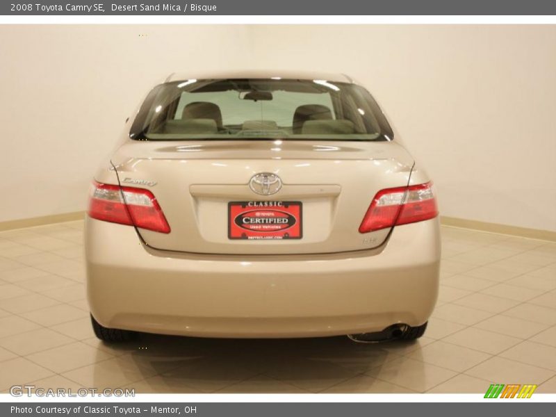 Desert Sand Mica / Bisque 2008 Toyota Camry SE