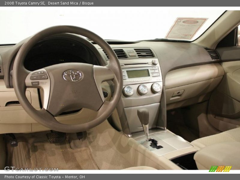 Desert Sand Mica / Bisque 2008 Toyota Camry SE