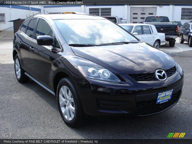 Black Cherry Mica / Sand 2009 Mazda CX-7 Sport AWD