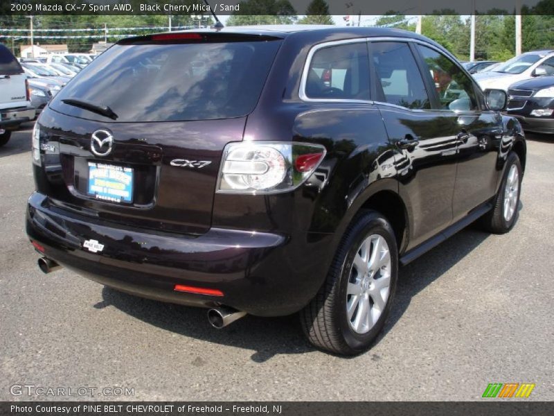 Black Cherry Mica / Sand 2009 Mazda CX-7 Sport AWD