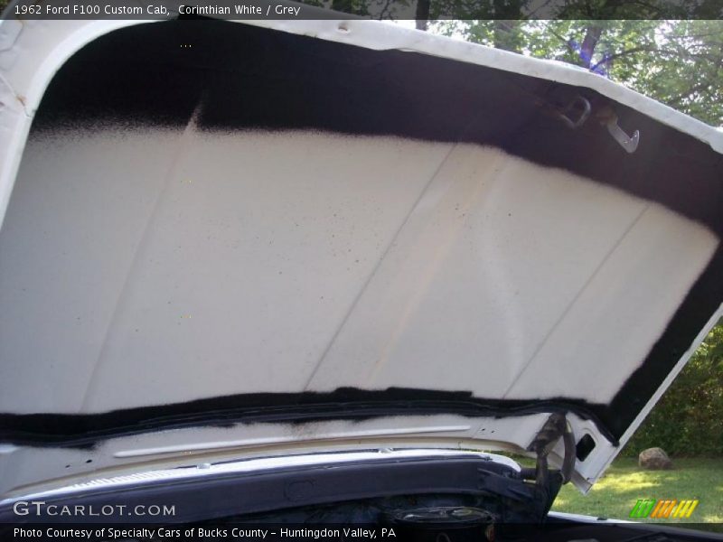Corinthian White / Grey 1962 Ford F100 Custom Cab