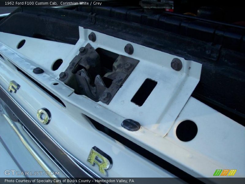 Corinthian White / Grey 1962 Ford F100 Custom Cab