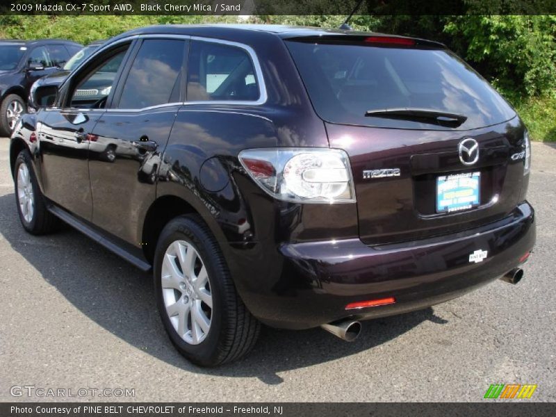 Black Cherry Mica / Sand 2009 Mazda CX-7 Sport AWD