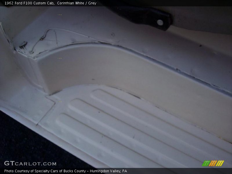 Corinthian White / Grey 1962 Ford F100 Custom Cab